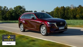 Fünf Sterne für den Mazda CX-80 im Euro NCAP-Test